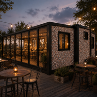Casa Contenedor Prefabricada Moderna con Diseño Flexible, Edificio Modular para Proyectos de Apartamentos Tipo Estudio y Casas de Huéspedes