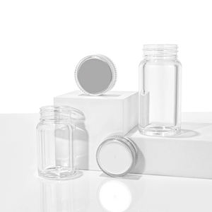 Botella Vacía de 60 ml para Envasado de Suplementos Vitamínicos, Cápsulas, Pastillas, Tabletas, Polvo, Gomitas, Hierbas, Nutrición, Aceite de Pescado, con Tapa - Product Image 6