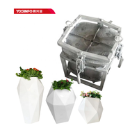 Fournisseur professionnel de rotomoulage OEM, moule pour pot de fleurs en aluminium, contrôle de précision de 3 mm, traitement de surface en option pour les fleurs