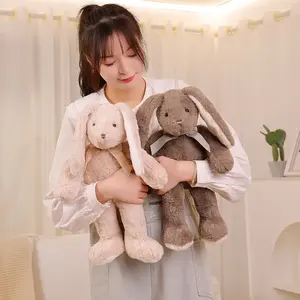 Nieuwe Pasen Kids Geschenken Schattige Zachte Dieren Pop Plushie Pluche Speelgoed Gevulde Lange Oor Konijn Pluche Bunny Voor Baby