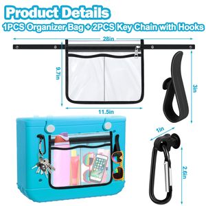 Organizador para Bolsa Bogg, Inserto Transparente con Porta Llaves, Accesorios Multifuncionales para Tazas, Teléfonos y Llaves para Bolsa Bogg de Simply Southern - Product Image 2