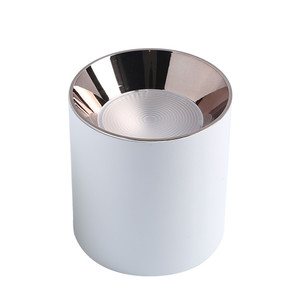 CE cilindro exterior aluminio negro IP54 IP20 10W <span class=keywords><strong>20W</strong></span> techo montado en superficie <span class=keywords><strong>led</strong></span> cob <span class=keywords><strong>downlight</strong></span> - Product Image 1