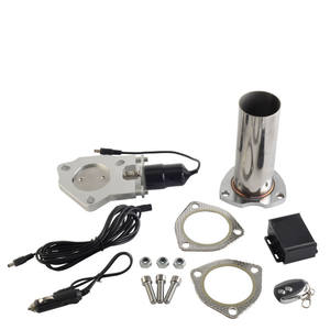 2.5 3 "Inch Elektrische Uitlaat Demper Ventiel Uitgesneden Systeem Afstandsbediening Controller Dump Uitlaat Uitsparing Bypass Ventiel + Controller - Product Image 6