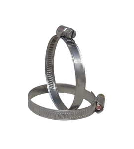 Collier de serrage en acier inoxydable 304 de haute qualité, tailles personnalisées, réutilisable, charnières détachables, type américain, type allemand, tailles personnalisables - Product Image 1