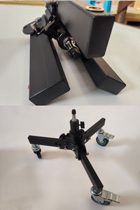 Trípode de Fotografía Resistente y Plegable con Ruedas Extraíbles, Soporte para Iluminación de Estudio, Soporte para Flash de Fotografía, Trípode de Piso - Product Image 6
