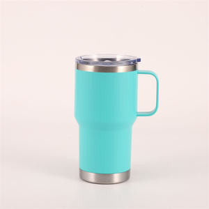 Gobelet isotherme de 20 oz, tasse à café, mug de voyage à double paroi, mug à café en acier inoxydable avec poignée - Product Image 4