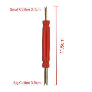 Llave de núcleo de válvula, doble cabezal, doble propósito, herramientas de aire acondicionado para neumáticos de coche, 10 Uds., <span class=keywords><strong>repuestos</strong></span> para aire acondicionado - Product Image 4