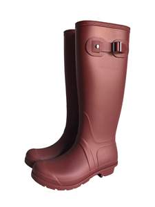Bottes <span class=keywords><strong>de</strong></span> pluie <span class=keywords><strong>Wellington</strong></span> pour femmes YL3606, haute qualité, couleur personnalisée, hauteur genou, PVC imperméable - Product Image 3