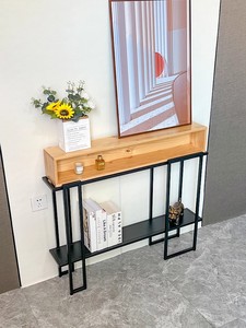 Mueble de Entrada <span class=keywords><strong>para</strong></span> Apartamento Pequeño, Mesa <span class=keywords><strong>Consola</strong></span> Larga y <span class=keywords><strong>Estrecha</strong></span> <span class=keywords><strong>para</strong></span> Estante Decorativo, <span class=keywords><strong>para</strong></span> <span class=keywords><strong>Pasillo</strong></span> y Paredes Estrechas - Product Image 5