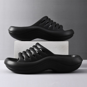 Sandalias de Verano para Hombre, Transpirables, con Suela Gruesa, Antideslizantes, Punta Abierta, de EVA, para Playa y Exteriores, en Blanco, Negro y Caqui - Product Image 2