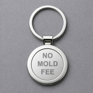 Wholesale Metal Custom <strong>Keychain</strong> Free Letterpress Printed Logo Waterproof Luxury Promotional Carabiners Keychains Small Quantity - Product Image 1