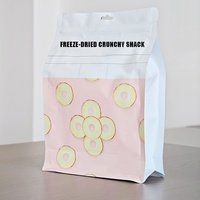 Bolsa con Cierre Hermético de Ocho Lados, Laminada con VMPET de Grado Alimenticio, Material Compuesto Mate OPP/VMPET/PE para Envasado de Frutos Secos