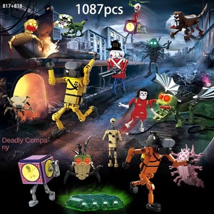 818ネットレッドシリーズデッドリーカンパニーリーサルカンパニーに触発された子供と男の子のモデルおもちゃのためのプラスチックビルディングブロックのフルセット - Product Image 2
