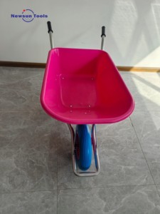 NS Factory Promotion Chariot à roues anti-crevaison <span class=keywords><strong>110L</strong></span>, capacité 250KG, robuste pour le bâtiment, avec pneus pleins, chariot de jardin et de cour - Product Image 5