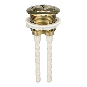 Mécanisme de <span class=keywords><strong>bouton</strong></span> de <span class=keywords><strong>chasse</strong></span> double en or brossé pour toilettes britanniques, matériau ABS, kit de réparation et de montage pour toilettes de salle de bain - Product Image 2