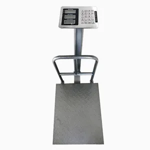 Báscula de plataforma Digital, máquina Industrial de pesaje de 300 KG con soporte