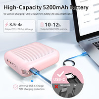 Amplificador de Voz Personal de Alta Potencia Norwii OEM/ODM, Mini Altavoz de 2600mAh/5200mAh para Enseñanza y Presentaciones en el Aula