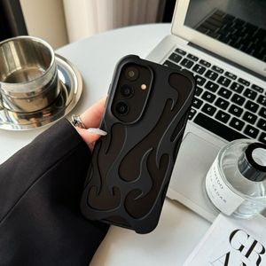 Thiết Kế Lửa Mới Thời Trang Mềm Cover Quay Lại Cho <span class=keywords><strong>Samsung</strong></span> Téléphone Điện Thoại Di Động Galaxy A06 A55 A54 A16 A15 A14 S25 Siêu S24 S23 S22 Siêu - Product Image 5