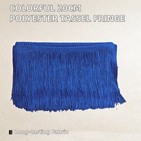 Frange décorative colorée Tianyun TY130230 de 10 cm en dentelle de fibre de polyester pour textiles de maison et accessoires vestimentaires