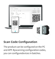 Pemindai Kode QR Mini Portabel Feocey FC8130 dengan Antarmuka USB, Pembaca Barcode untuk Gudang