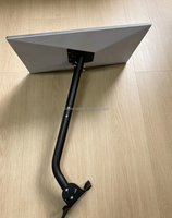 Vente directe usine – Kit de montage sur toit pour Starlink en acier au carbone, réglable, rotatif et pliable, adaptateur de montage sur tuyau V3 V4