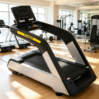 Tapis roulant professionnel commercial avec écran LED, plateforme de course puissante à absorption des chocs, équipement de cardio-training pour salle de sport