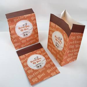 Bolsas de Papel para Almuerzo, Bolsas de Papel Kraft Marrón Resistentes, Bolsas de Papel para Pan 100% Recicladas, Bolsas para Llevar - Product Image 3