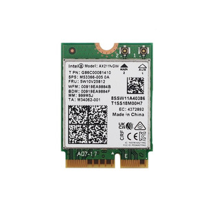 Carte réseau AX211Ngw <span class=keywords><strong>Wifi</strong></span> 6E M.2 Cnvio2 <span class=keywords><strong>Tri</strong></span> Band 802.11Ax Bluetooth 5.2 - Product Image 1