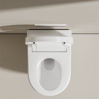 Hôtel de luxe p-trap lavage automatique toilettes suspendues wc automatique intelligent