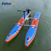Vélo aquatique gonflable personnalisé en PVC, capacité 150 kg, pédalo, vélo aquatique à vendre