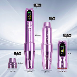 专业无线纹身机笔，带磁性电池 RCA 适配器 <span class=keywords><strong>2</strong></span>.5-<span class=keywords><strong>3</strong></span>.5 毫米可调行程 PMU 笔，适用于人体艺术 PMU - Product Image 1