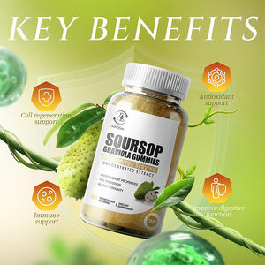 Gomitas de Guanábana a Precio de Fábrica, Gomitas de Apoyo Digestivo, Extracto de Hoja de Guanábana, Gomitas Antioxidantes de Guanábana - Product Image 5
