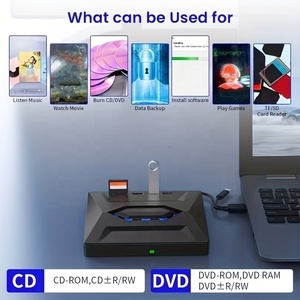 <span class=keywords><strong>USB</strong></span> 3.0 xách tay đa chức năng Ổ đĩa quang New External DVD RW Máy nghe nhạc <span class=keywords><strong>CD</strong></span> Nhà Văn Burner với đầu đọc thẻ cho máy tính xách tay - Product Image 3