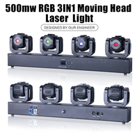 Marslite 48w Moving Head Laser DJ, éclairage professionnel pour discothèque, 4 têtes laser mobiles, barre laser couleur pour DJ disco