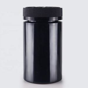 Großhandel PET-Pillendosen Schwarz 45ml-220ml Klar Weiß mit Gerippten CRC-Deckeln für Medikamente Vitamine Gesundheitsprodukte - Product Image 2