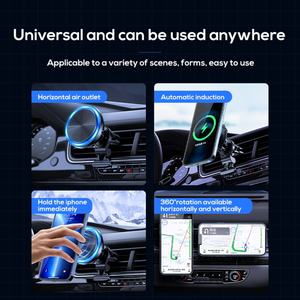 MEMO GW02 New Magnetic Car Charger and <b>Cooler</b> Wireless Semiconductor Charging and Cooling Phone Car Wireless Charger - Product Image 6