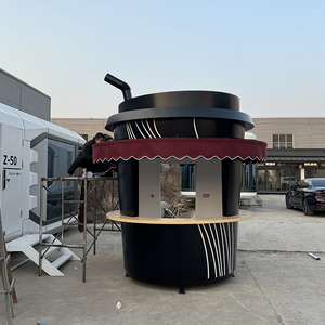 Quiosco de Café Modular Personalizado con Diseño de Elefante, Mini Casa para Cafetería Ambulante y Puesto de Feria - Product Image 6