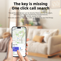 Dispositif anti-perte de carte intelligente de type portefeuille - Air Tag, charge sans fil, étanche, GPS pour tracker, contrôle par application en plastique