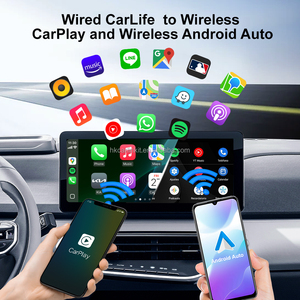 Carlinkit 2 in 1 แบบมีสาย Carlife เป็นไร้สาย Carplay Android Auto ช่องสัญญาณคู่ สมาร์ท แอปพลิเคชันเพิ่มเติมในรถยนต์ สำหรับ Apple Car Play - Product Image 3