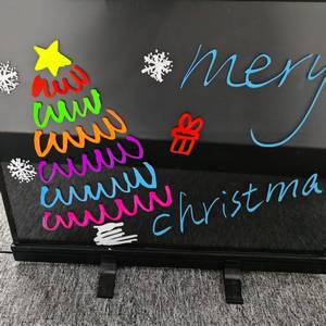 Rotulador de pizarra de borrado en seco personalizable, marcador de <span class=keywords><strong>tiza</strong></span> de <span class=keywords><strong>pintura</strong></span> líquida con ancho de escritura borrable de 6mm - Product Image 4