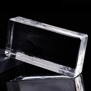 Ladrillo <span class=keywords><strong>de</strong></span> Vidrio Sólido Transparente, <span class=keywords><strong>Bloques</strong></span> <span class=keywords><strong>de</strong></span> Vidrio Decorativos Rectangulares Ecológicos para Paredes Divisorias, Entradas, Dormitorios y Hogares - Product Image 2