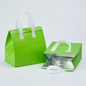Sac isotherme jetable en aluminium non tissé, grande capacité, imperméable, pour pique-nique, café et aliments - Product Image 5