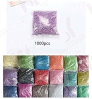Chaînes de perles pour porte-clés/poupées/étiquette connecteur d'étiquette à main peinture de cuisson pour la fabrication de bijoux accessoires bracelets à bricoler soi-même