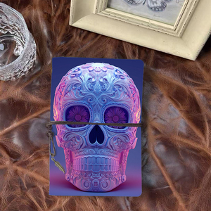 A6 Tạp Chí quà tặng ngày lao động cho đại diện bán hàng đã vượt quá mục tiêu với hộp sọ đường với hoa văn - Product Image 1