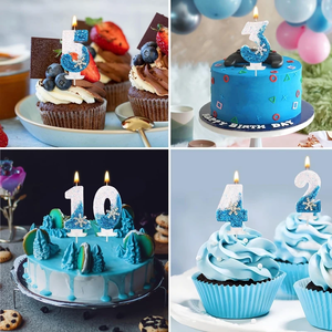 Velas <span class=keywords><strong>de</strong></span> <span class=keywords><strong>cumpleaños</strong></span> congeladas 0-9 número brillo azul copo <span class=keywords><strong>de</strong></span> nieve pastel vela niños niñas <span class=keywords><strong>cumpleaños</strong></span> fiesta pastel Topper decoración suministros - Product Image 5