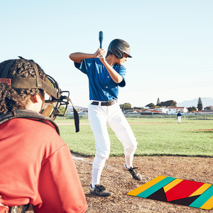 Tapis d'entraînement sur mesure pour softball et baseball, extra large, absorbant les chocs, pour l'entraînement au coup de balle et aux exercices de fielding à domicile - Product Image 4
