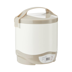 Orange 1.7L Capacité Cuiseur À <span class=keywords><strong>Riz</strong></span> Électrique LED Affichage DC 12V/24V/220V Revêtement Antiadhésif MicroComputer Control EU Ménage Voiture - Product Image 3