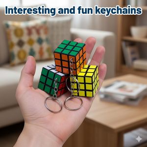 Mini Cubo Mágico de 3cm, Colorido, al por Mayor, Nuevo, Llavero, Juguetes Educativos para Niños y Adultos - Product Image 4