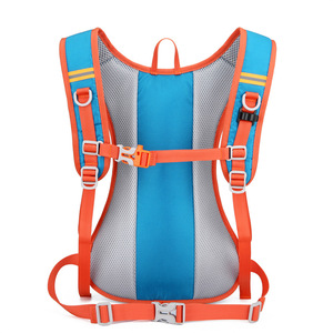 Outdoor Hiking Backpack Blue Daypack Chest Strap Adjustable Unisex Sports Travel <b>Bag</b> - Product Image 1