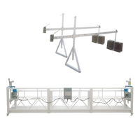 Plateforme élévatrice suspendue par câble Zlp500/630/800/1000 en alliage d'aluminium, échafaudage suspendu, gondole électrique pour le nettoyage de vitres